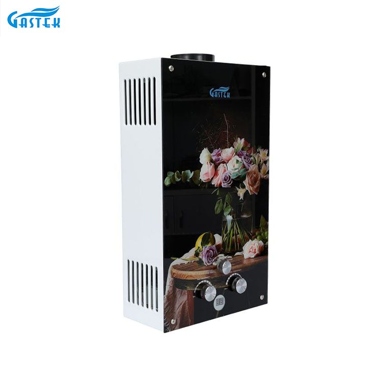 Məişət Cihazı Şüşə Paneli LCD Ekranlı Qaz Geyzeri