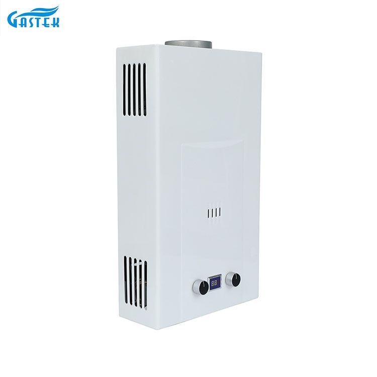 Flue tipli keyfiyyəti 6l 8L 10L 12L 16L 16L 16L 20L 20L tanksız ani LPG isti su duşu qaz geyer