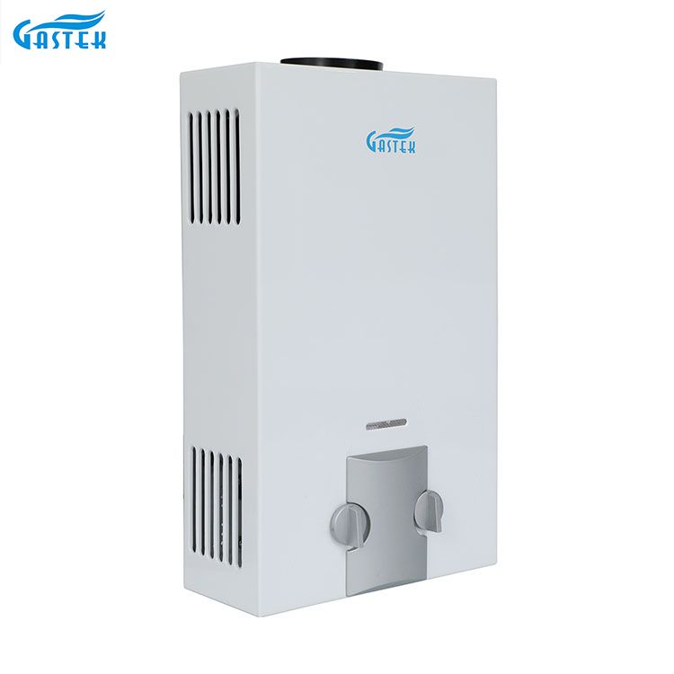 Məişət Avadanlıqları Fabriki OEM ODM Baca Tipi Divara quraşdırılmış 6L 10L 12L 16L 20L LPG Tanksız Ani Qaz Geyzeri Duş üçün